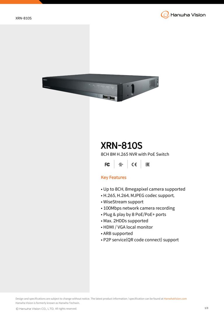 DataSheet_XRN-810S