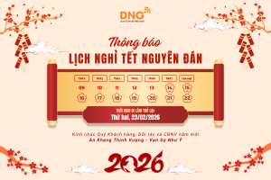 Thông báo lịch nghỉ Tết Nguyên Đán 2026