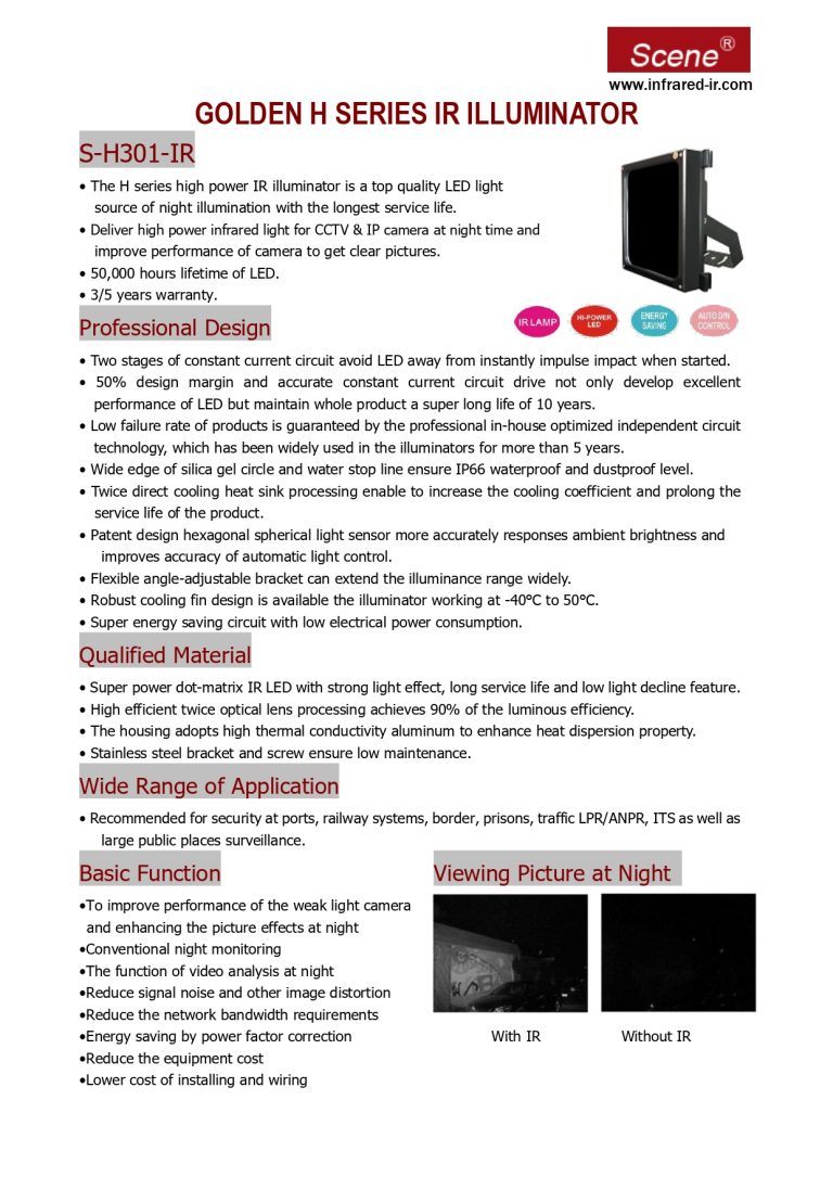 Datasheet_S-H301E-IR